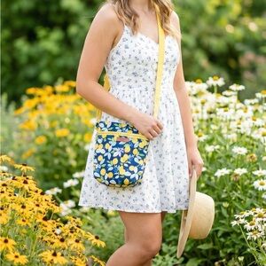 Avarose Designs Lemon Print Crossbody Bag
